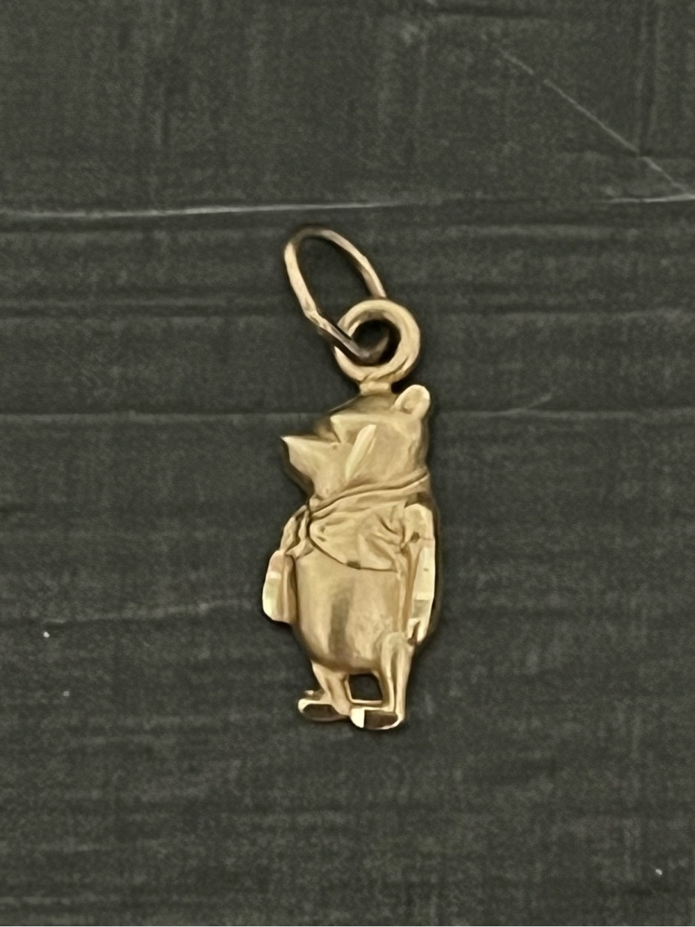 14k Gold Winnie the Pooh Charm Pendant - Classic Disney Accessory. PRICE IS FIRM